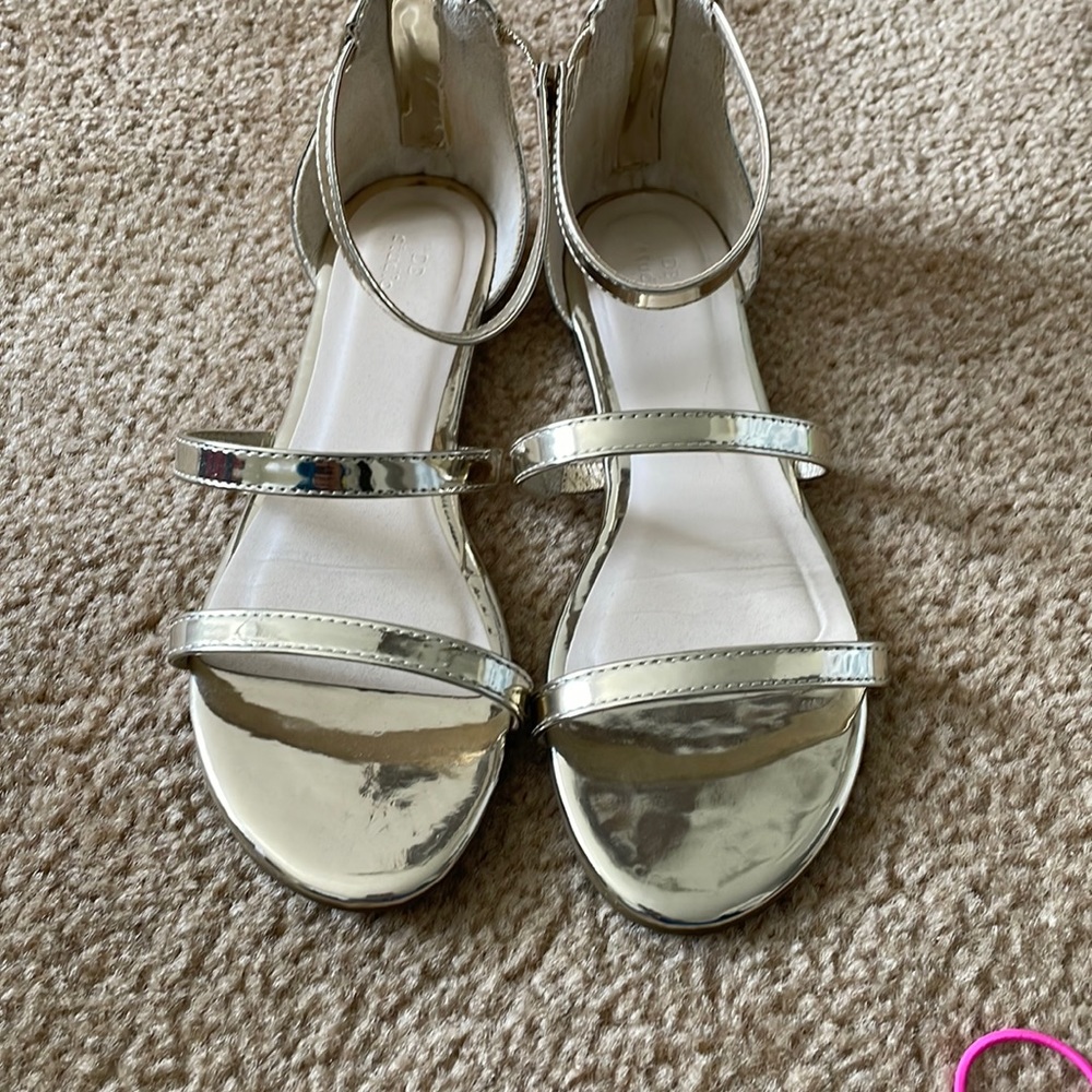 Gold sandals